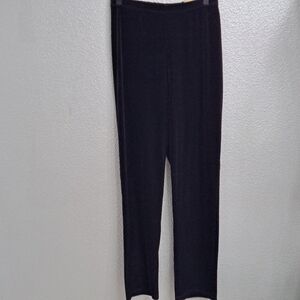 NWT Chico's Black Velvet Dress Pants   Size 2 USA 12